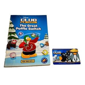 Disney Club Penguin The Great Puffle Switch Pick Your Path 4 Book 2010+ Bookmark